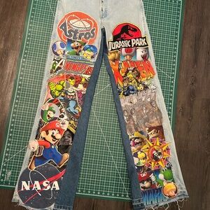 CreatedBySlim Studios: Baggy Collage Denim